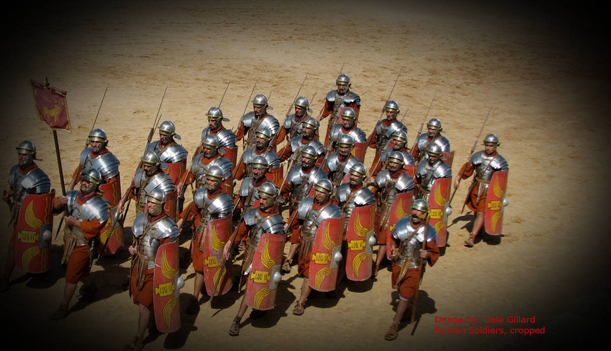Roman legionaires
